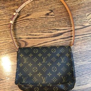Authentic Louis Vuitton Musette Tango Monogram Bag